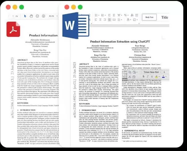 تفريغ ملفات PDF وصور وتحويلها إلى مستند Word منسق بدقة