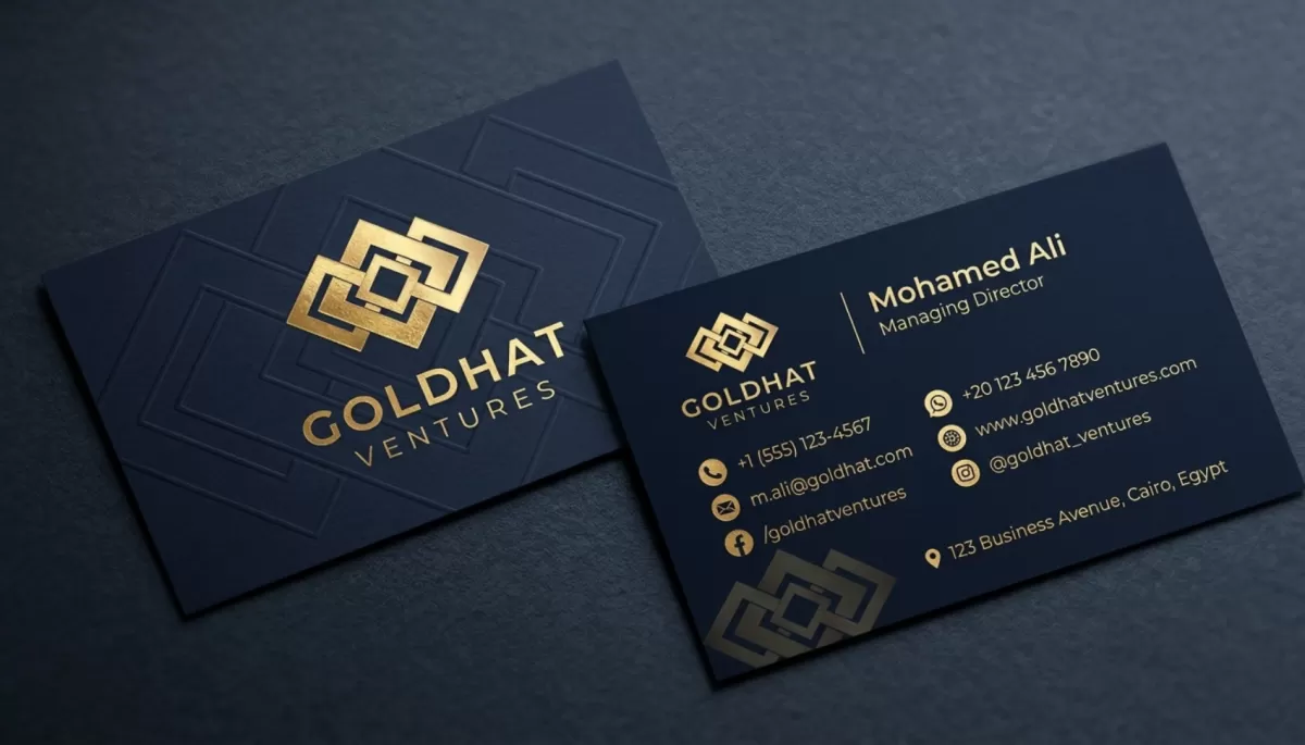 تصميم كارت شخصي أو كارت عمل Business Card احترافي وفخم