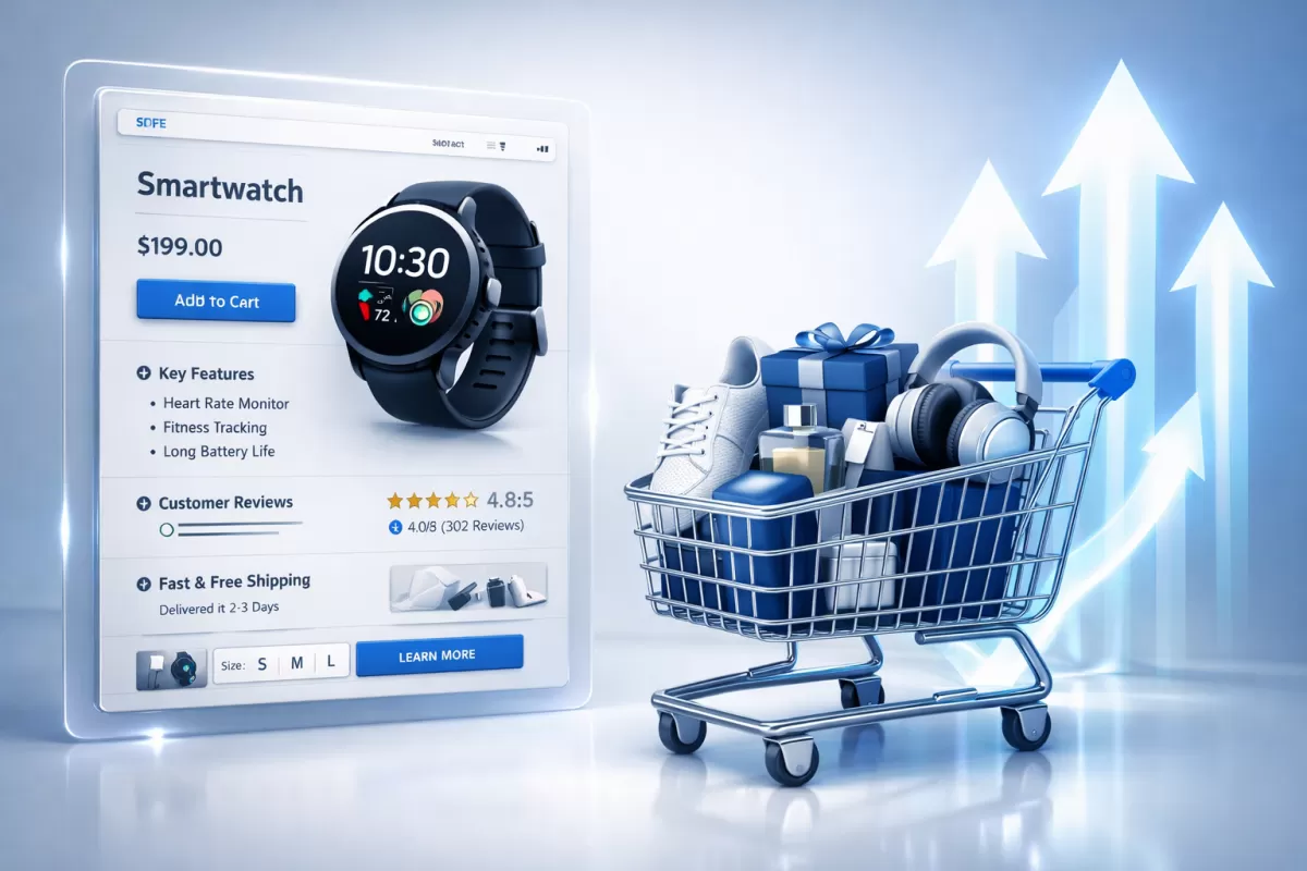 كتابة وصف للمنتجات