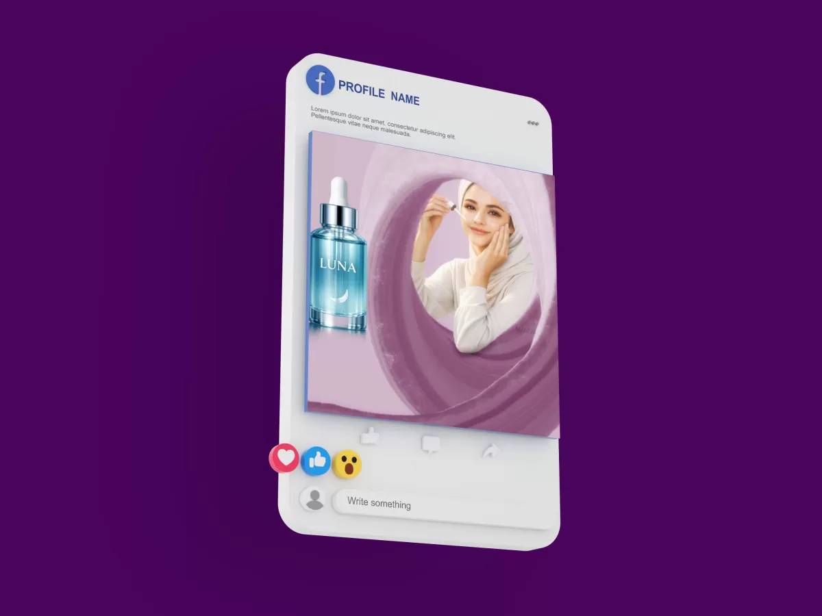 تصميم ملصق إعلاني سوشيال ميديا لمنتجك