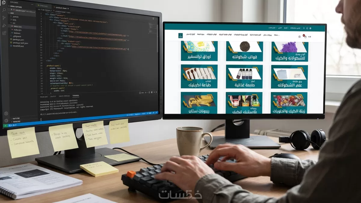 أنا سوف أصمم وابرمج  لك موقع إلكتروني احترافي سريع ومتجاوب