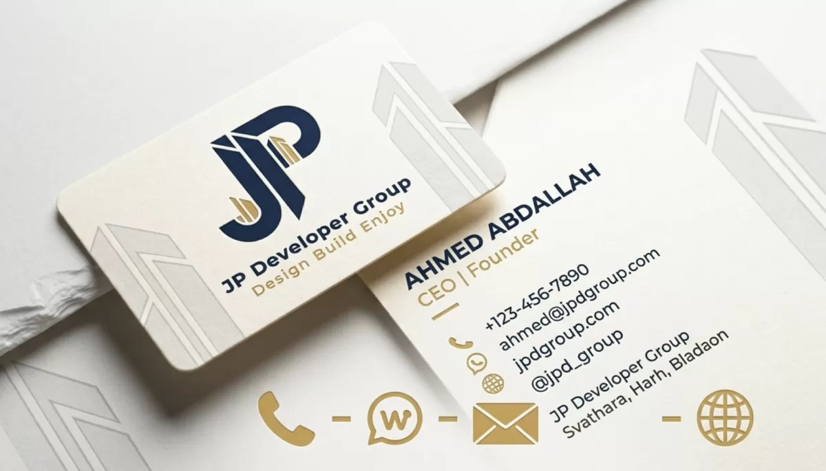 تصميم كارت شخصي أو كارت عمل Business Card احترافي وفخم
