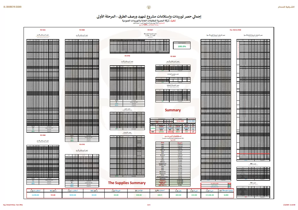 إدخال البيانات علي Word و Excel