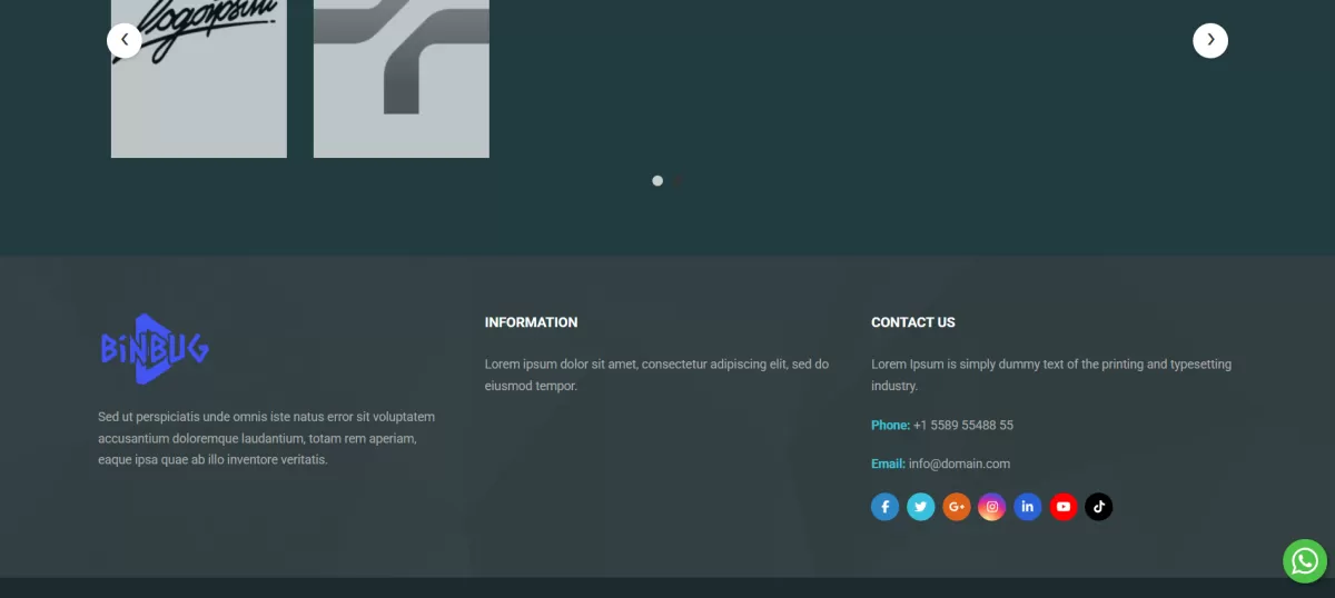 BinBug CMS 2, موقع وادارة محتوى 