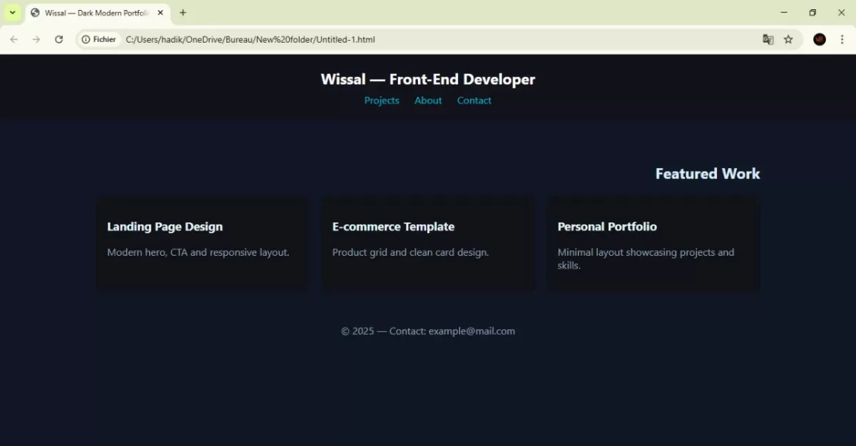 I will create a modern and responsive personal portfolio website