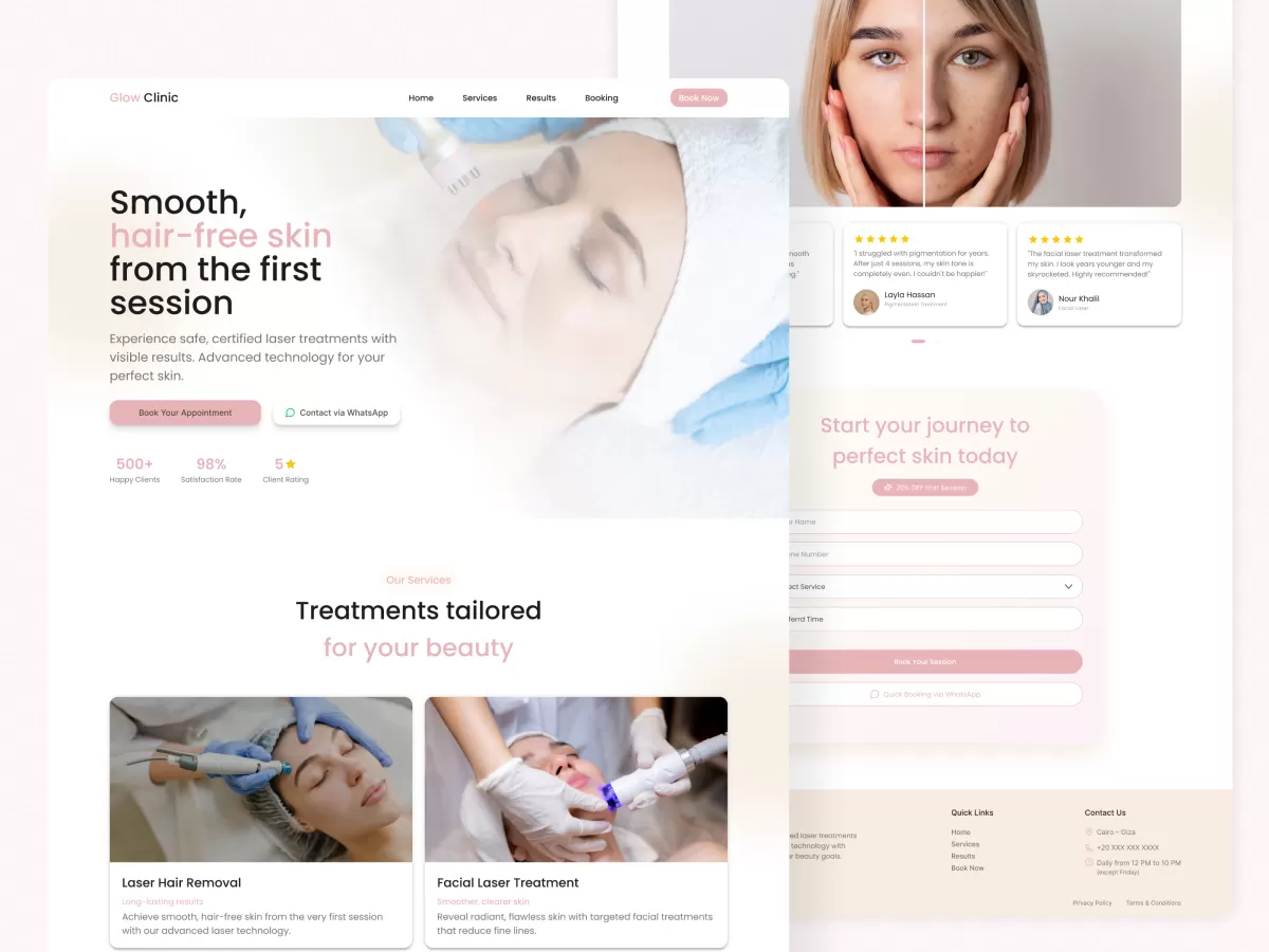 تصميم صفحة هبوط احترافية Landing Page لزيادة المبيعات