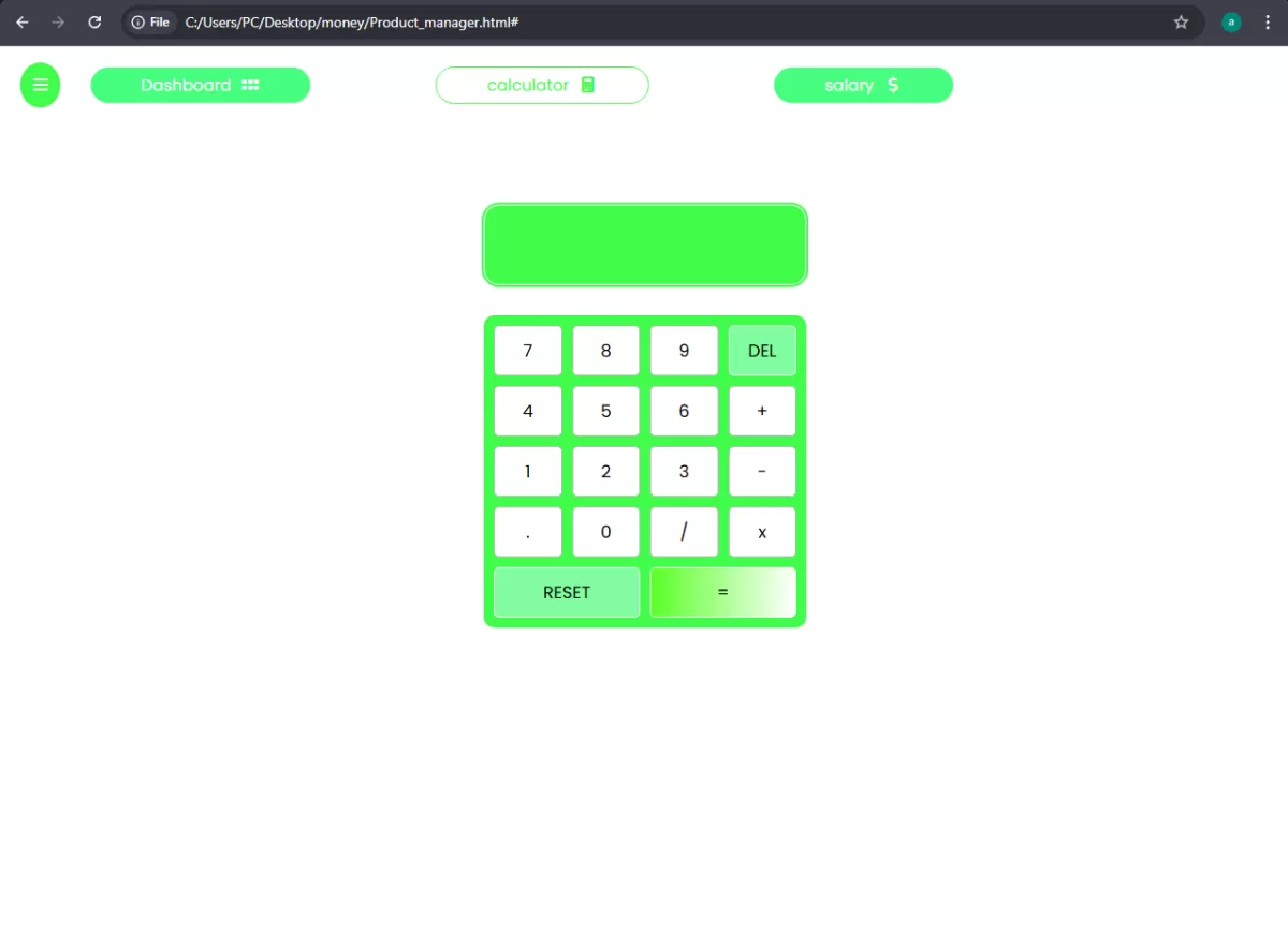 Product manager كامل مع نظام إدارة مبيعات 