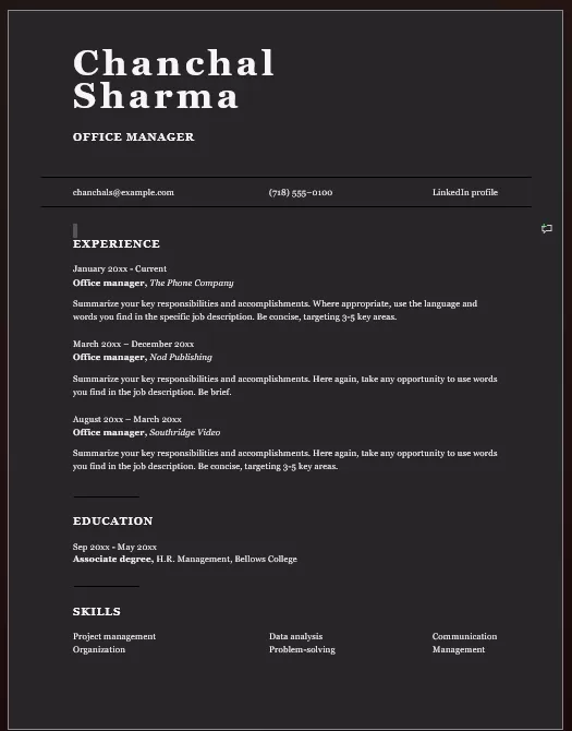خدمات CVs و الكتابة على Microsoft Word  وعمل شيت Microsoft Excel وعروض Microsoft PowerPoint