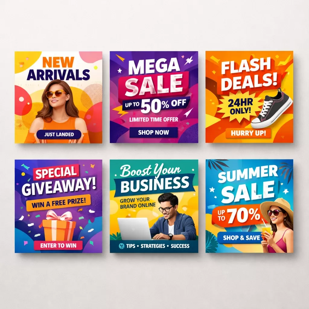 تصاميم إبداعية (لوجو - بوسترات - بنرات - صور)