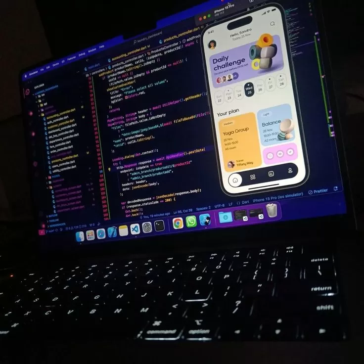 أنا سوف أقوم بتطوير تطبيقات موبايل احترافية باستخدام Flutter