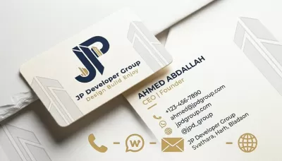 تصميم كارت شخصي أو كارت عمل Business Card احترافي وفخم