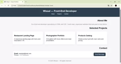 I will create a modern and responsive personal portfolio website