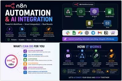 I will build n8n automation workflows and AI integrations