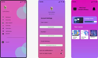 انا ساندرا رمزي مصممة UI & UX اقوم بتصميمات تطبيقات الجوال و ااشعارات و صفحات الهبوط