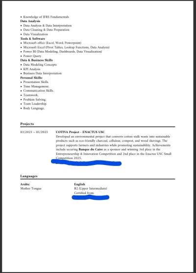 كتابة CV احترافي متوافق مع نظام ATS