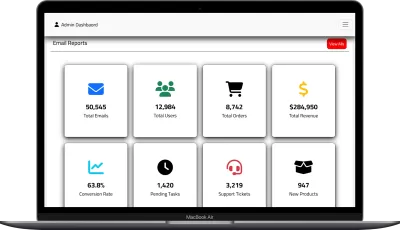 موقع Frontend كامل ومتجاوب