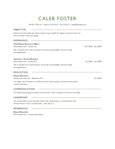 تصميم سيرة ذاتية احترافية متوافقة مع أنظمة ATS