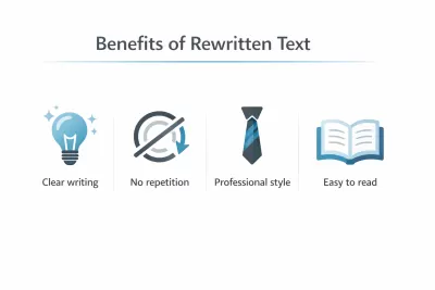 إعادة كتابة النصوص بطريقة جديدة