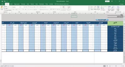 إعداد نظام محاسبي كامل على Excel مع تقارير مالية ورسوم بيانية