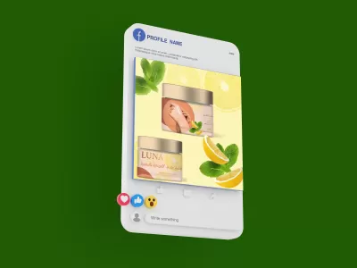 تصميم ملصق إعلاني سوشيال ميديا لمنتجك