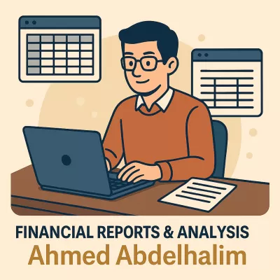 إدارة الحسابات + إدخال البيانات + إعداد القوائم المالية وExcel Dashboards