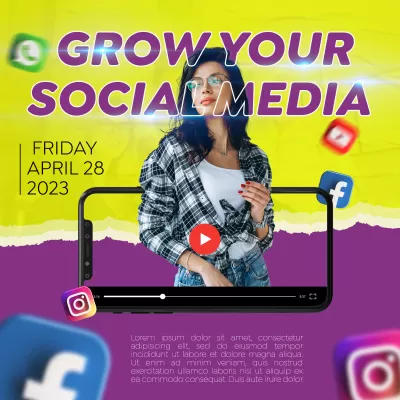 تصميمات سوشيال ميديا