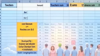 برنامج اعداد كشوف ملاحظى و لجان الامتحانات ب Excel
