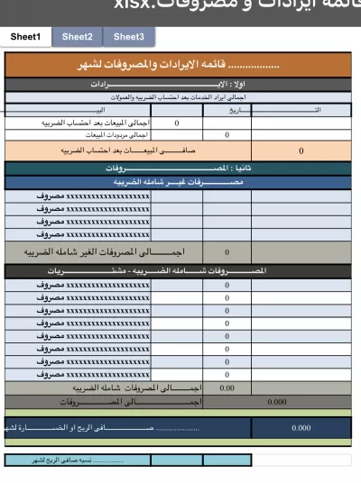 اعداد القوائم المالية