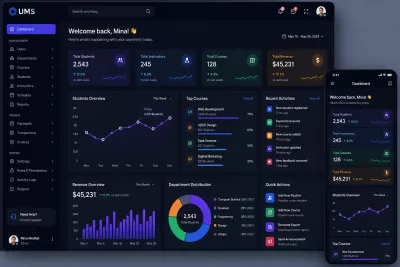 Professional Dashboard / Admin Panel Service