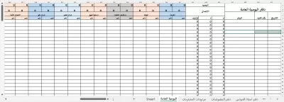 أنا سوف أقوم بتصميم شيتات حسابات وإعداد تقارير ضريبية احترافية على Excel