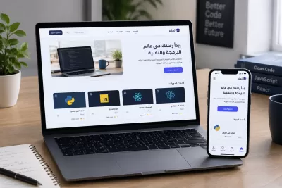منصه تعليميه كامله جاهزه للنشر