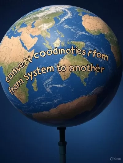 I will convert coordinates from asystem to another system
