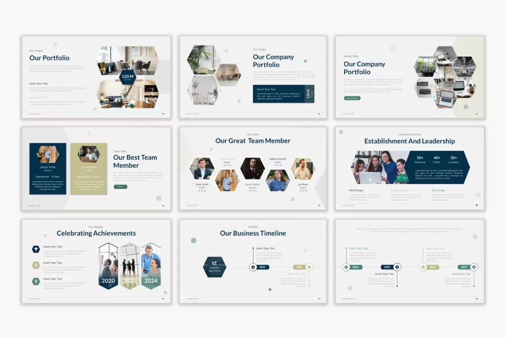تصميم بورتفوليو وملف تعريفي للشركات (Company Profile Design)