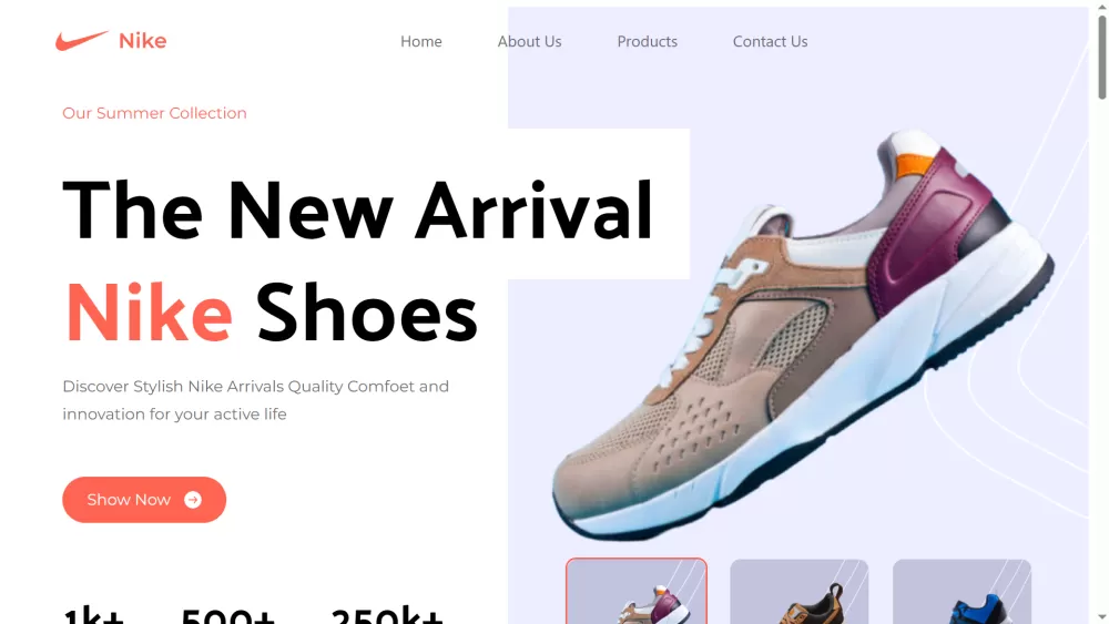 Nike Landing Page