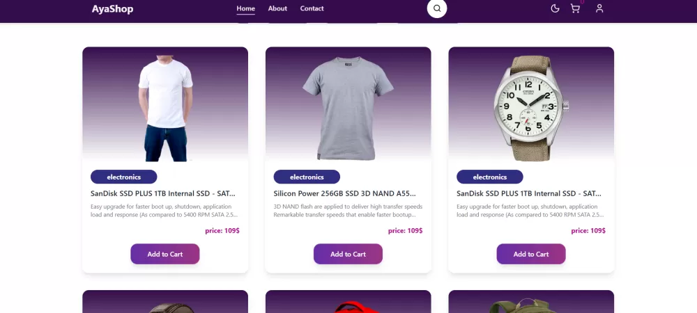 e-commerce (Reactjs)