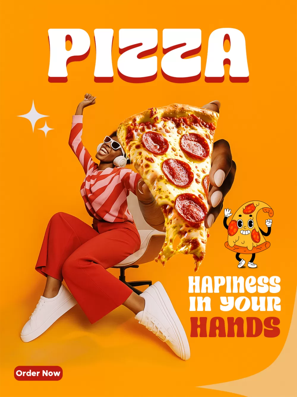 حملة اعلانية لمشروع مطعم خاص بالأكل السريع