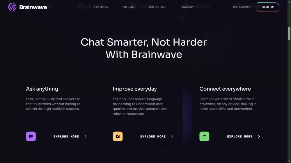 Brainwave – Landing Page