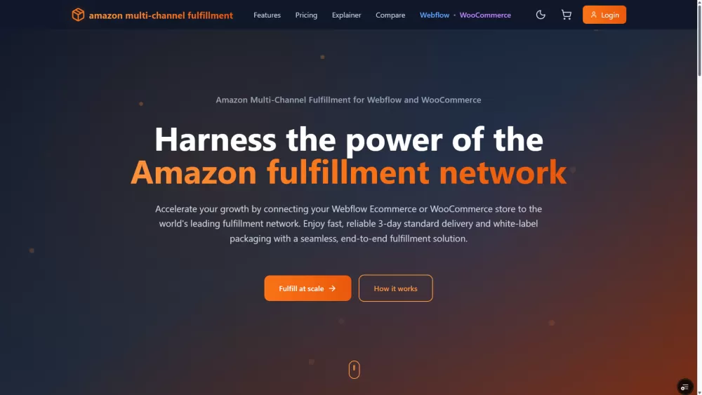 منصة تكامل Amazon MCF للمحلات الإلكترونية حل متكامل لربط متاجر Webflow وWooCommerce بخدمات Fulfillme