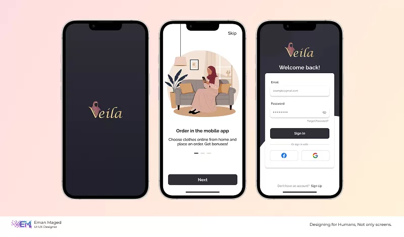 تطبيق موبايل - تطبيق Veila للحجاب الشرعي
