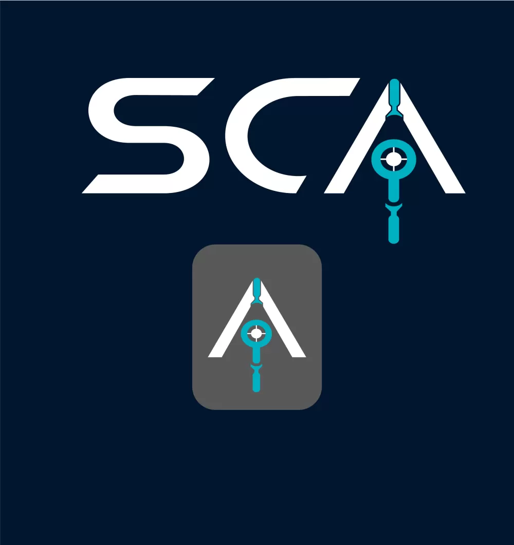 تصميم شعار وهوية وكالة Sales Captain Agency (SCA)