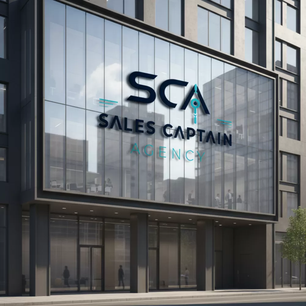 تصميم شعار وهوية وكالة Sales Captain Agency (SCA)