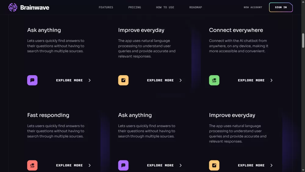 Brainwave – Landing Page