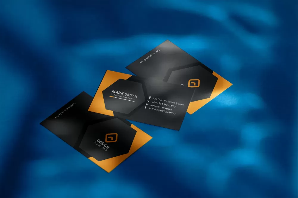 Business card art therapy