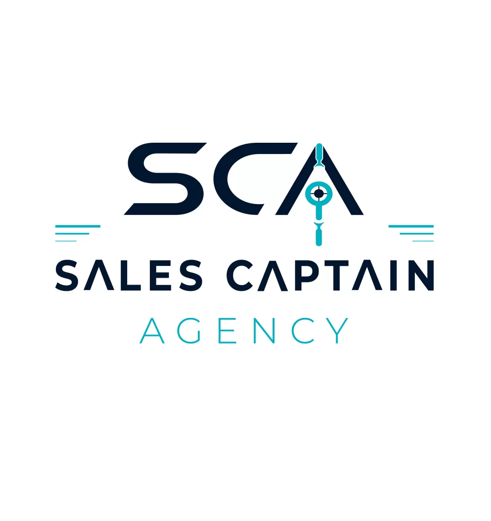 تصميم شعار وهوية وكالة Sales Captain Agency (SCA)