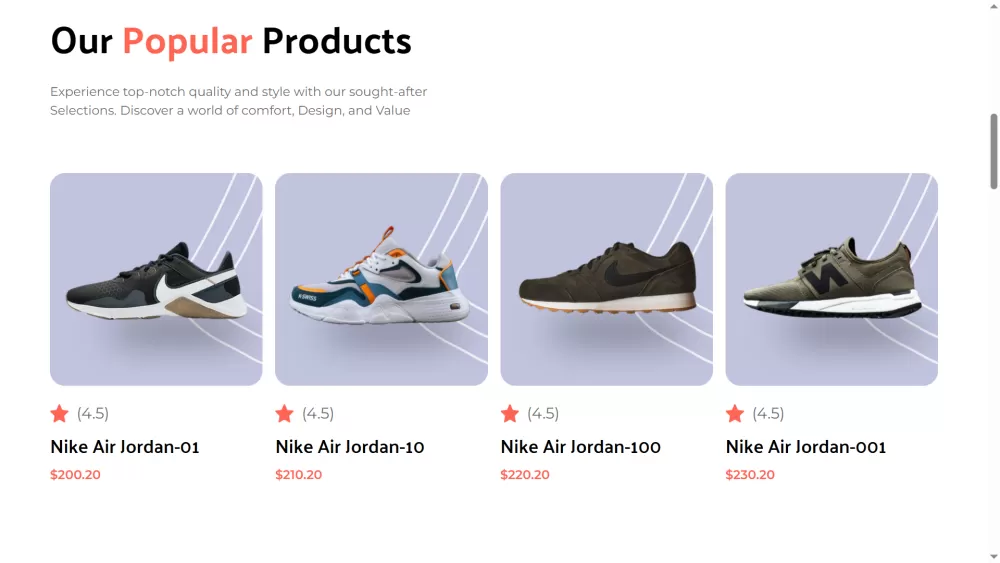 Nike Landing Page