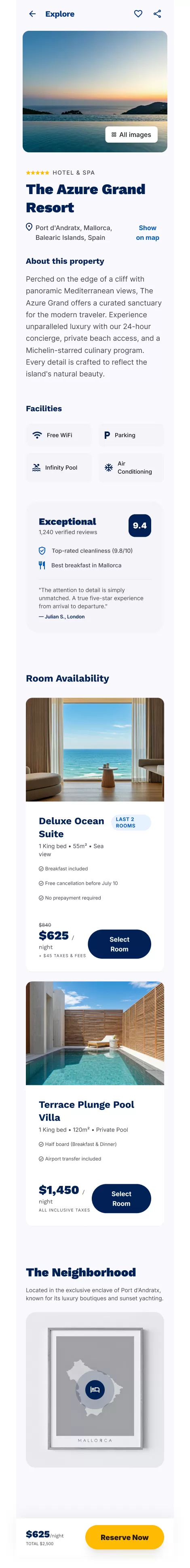بوكي - تصميم واجهة وتجربة مستخدم لتطبيق حجز فنادق