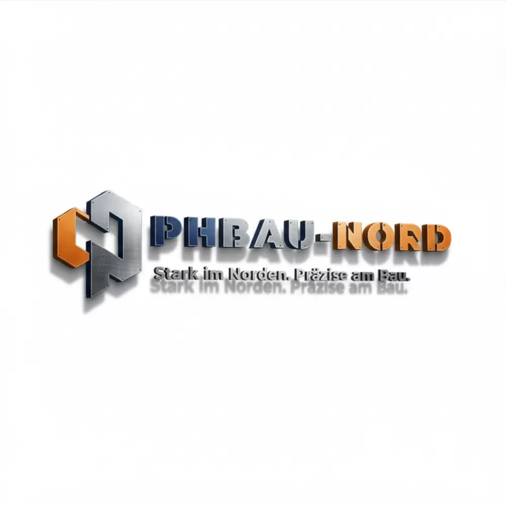 تصميم هوية بصرية لشركة "PHBAU-NORD" للمقاولات والإنشاءات
