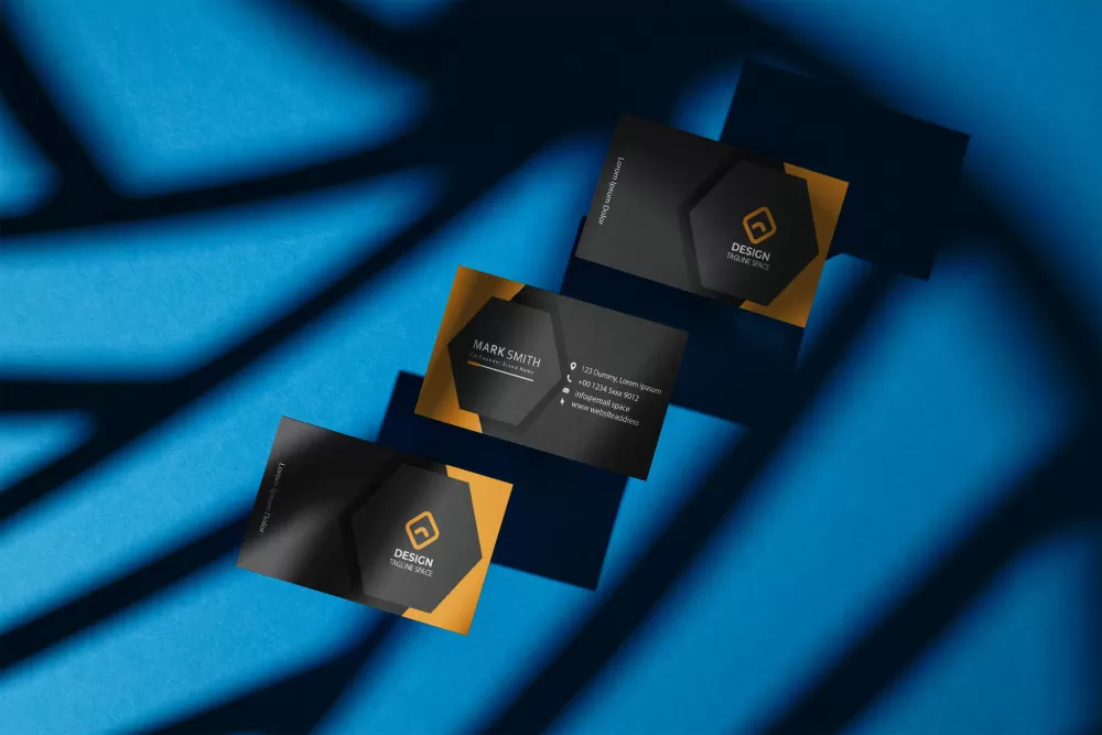 Business card art therapy