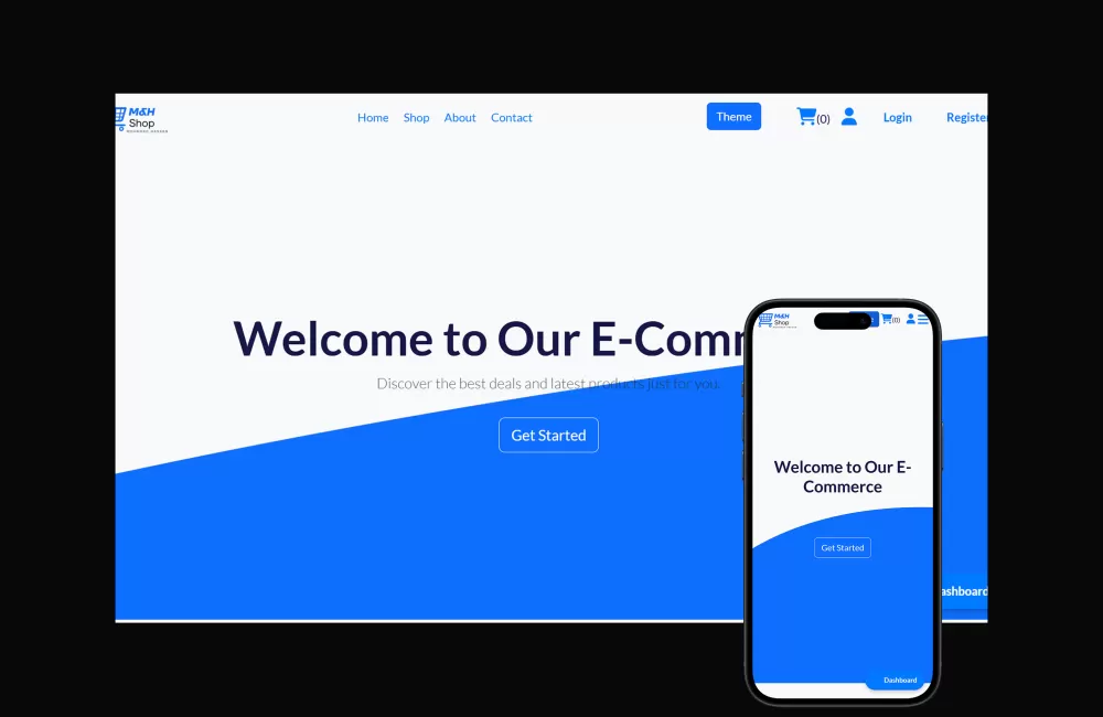 M-H Store | E-Commerce Front-End with Role-Based Dashboard