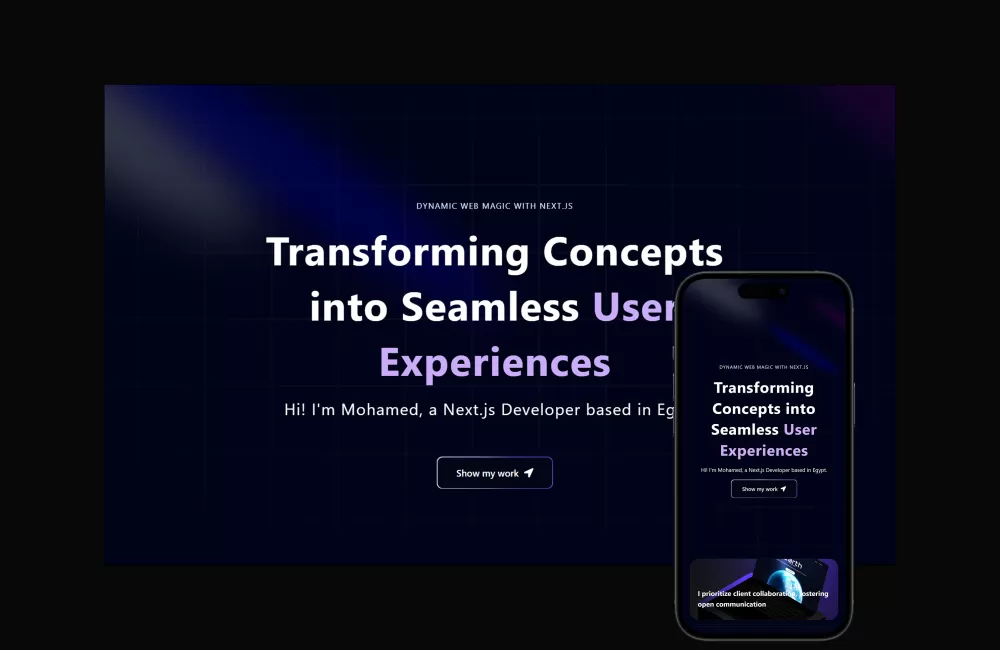 My Portfolio | Full Responsive Developer